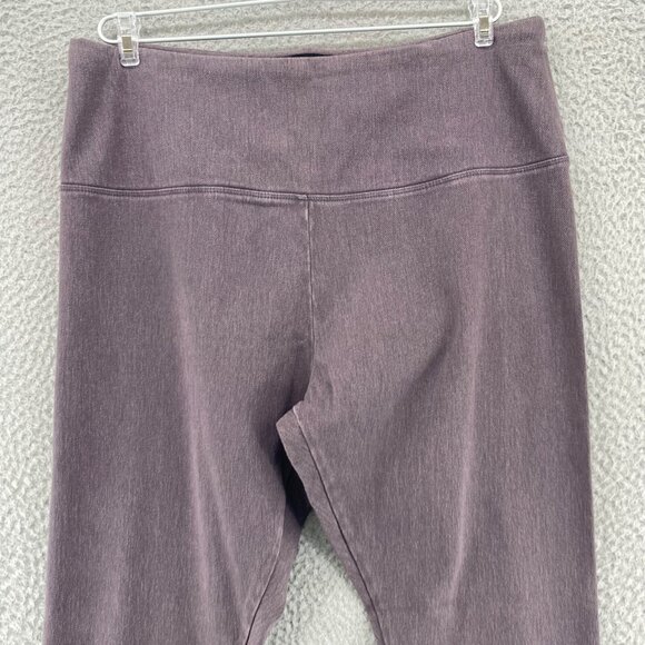 Lysse Pants Womens Extra Large Gray Stretch Pull On Leggings Skinny Ankle Casual - Picture 2 of 12